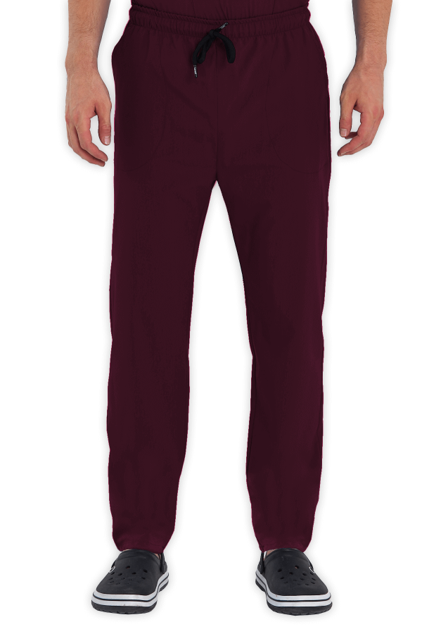Erkek Scrubs Pantolon – Bordo