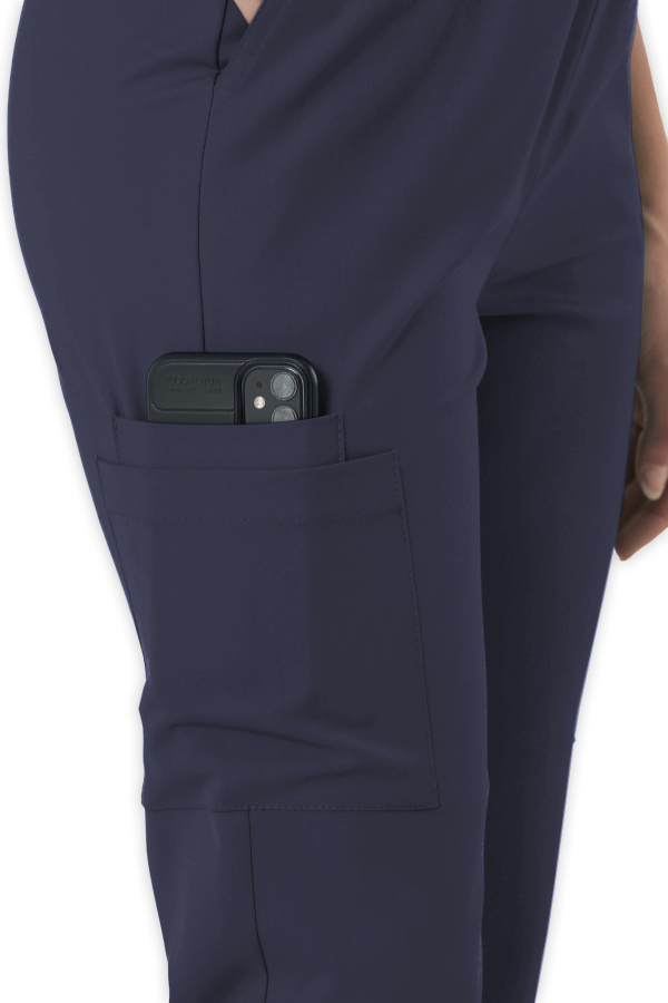 Kadın Scrubs Pantolon Kargo Cepli – Antrasit