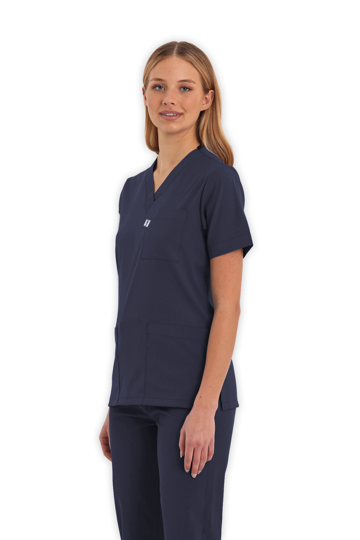 Kadın Scrubs Üst – Antrasit - Görsel 3