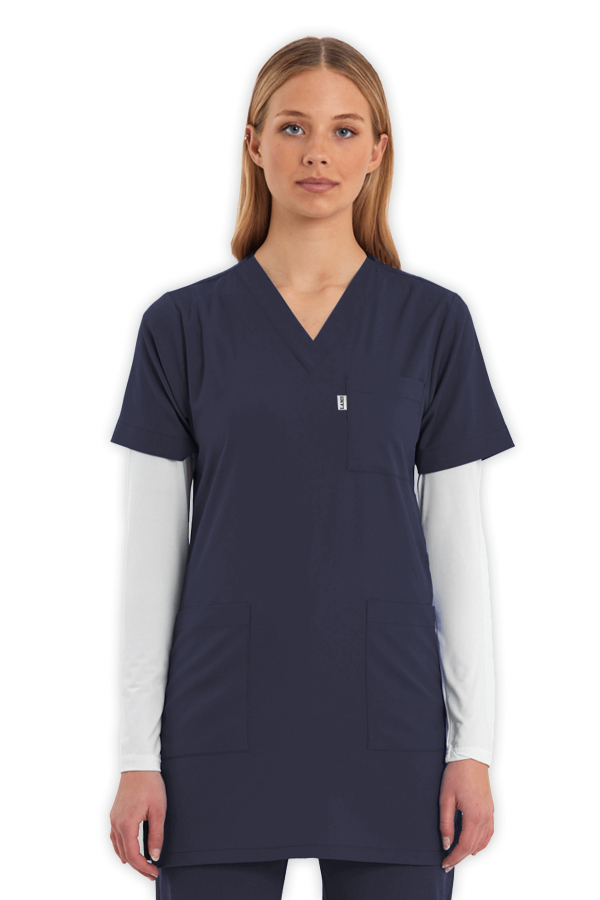 Tunik Scrubs Üst – Antrasit