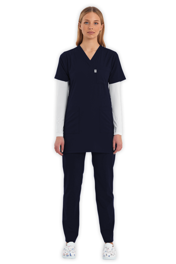 Tunik Scrubs Takım – Lacivert